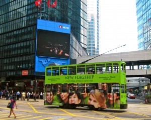 Traveling among 7 million people in Hong Kong