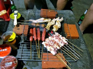 XiChong Beach at Nanao Island - Fire pit barbeque